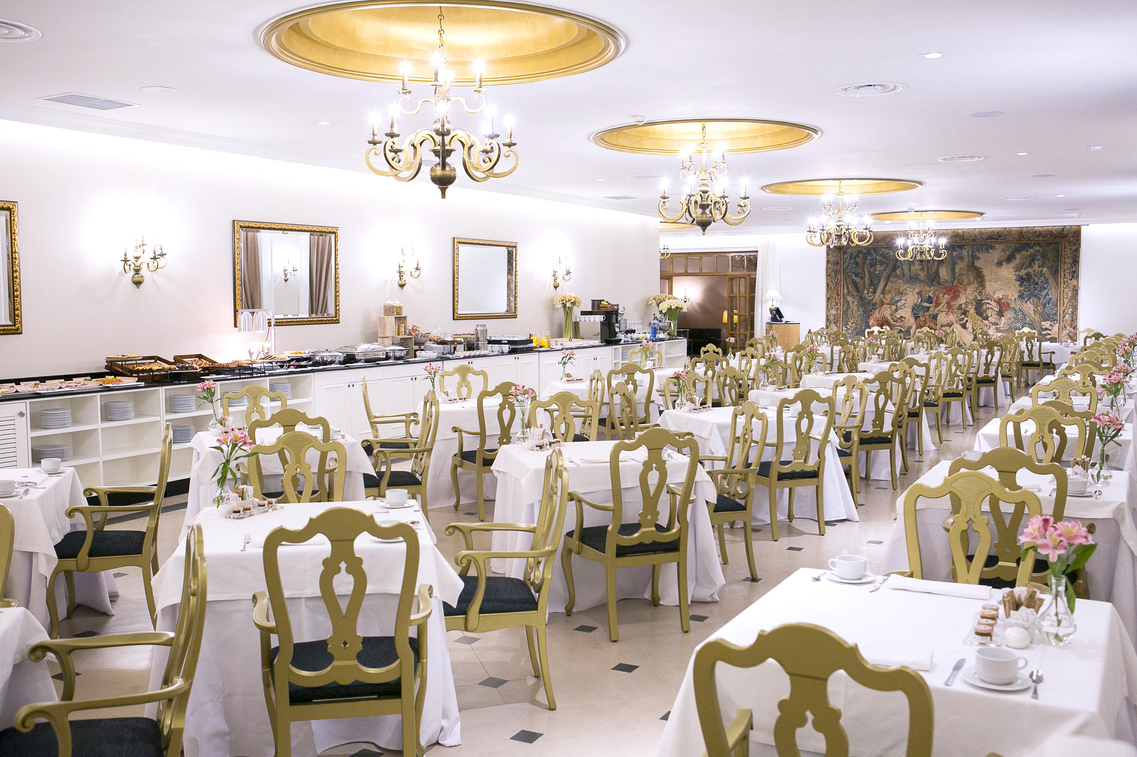 Eurostars Hotel De La Reconquista Oviedo Luaran gambar The restaurant